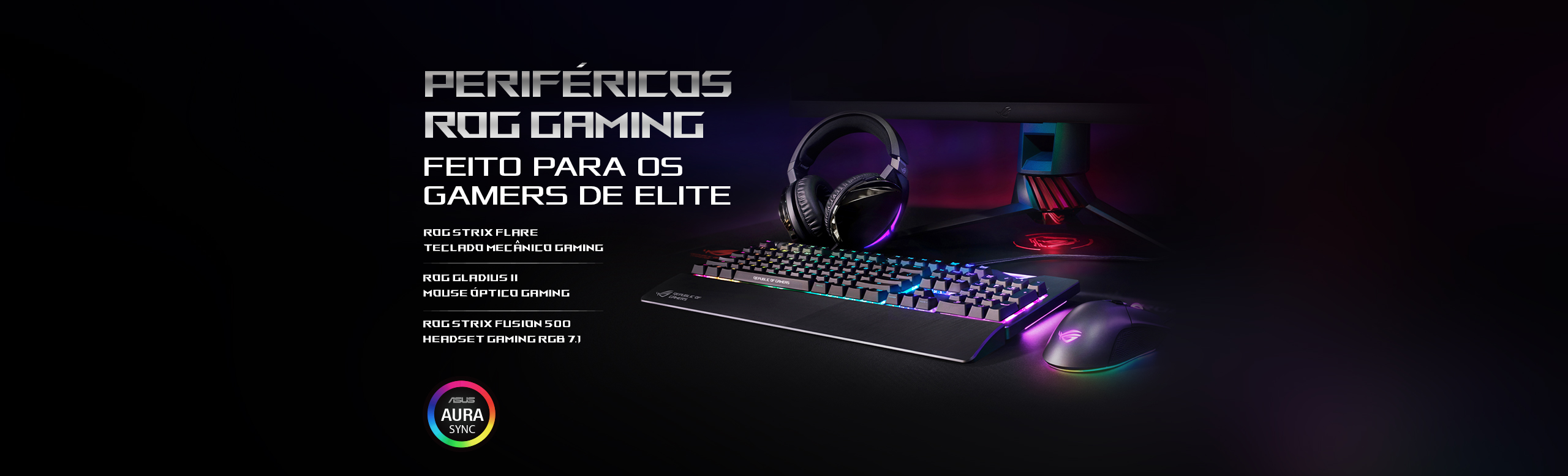 Perféricos ROG Gaming