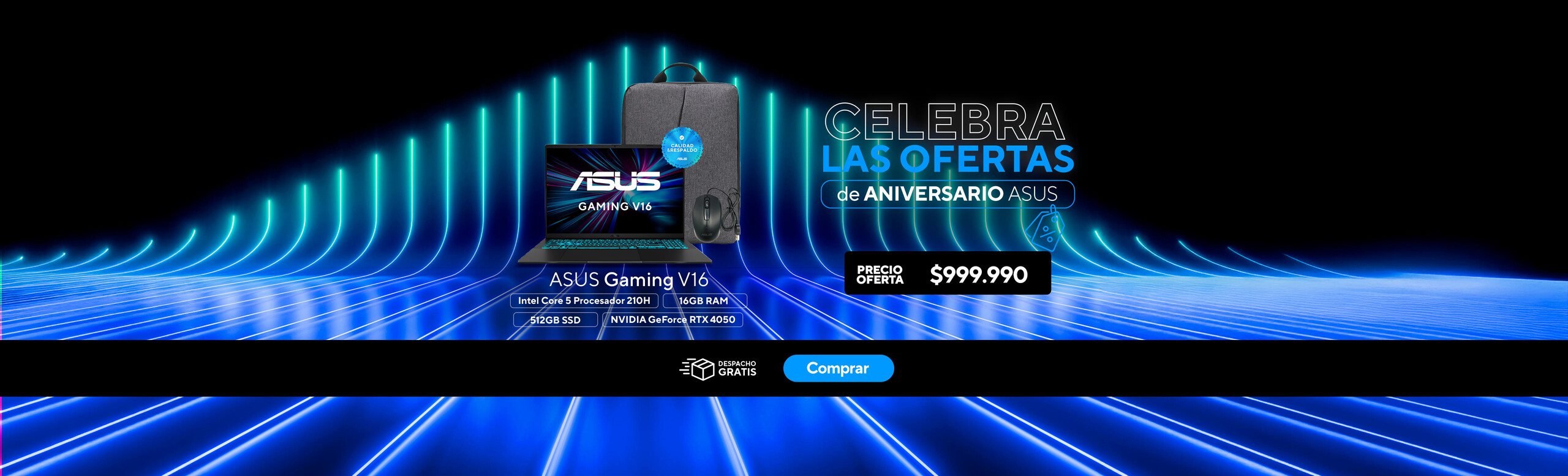 ANIVERSARIO ASUS -CHILE - GAMING V16