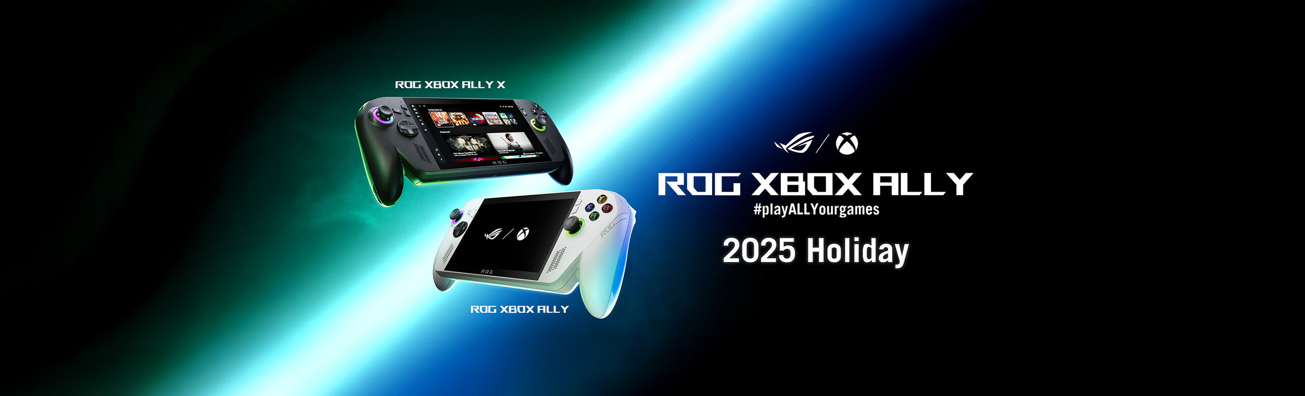 banner rog xbox ally family holiday 2025