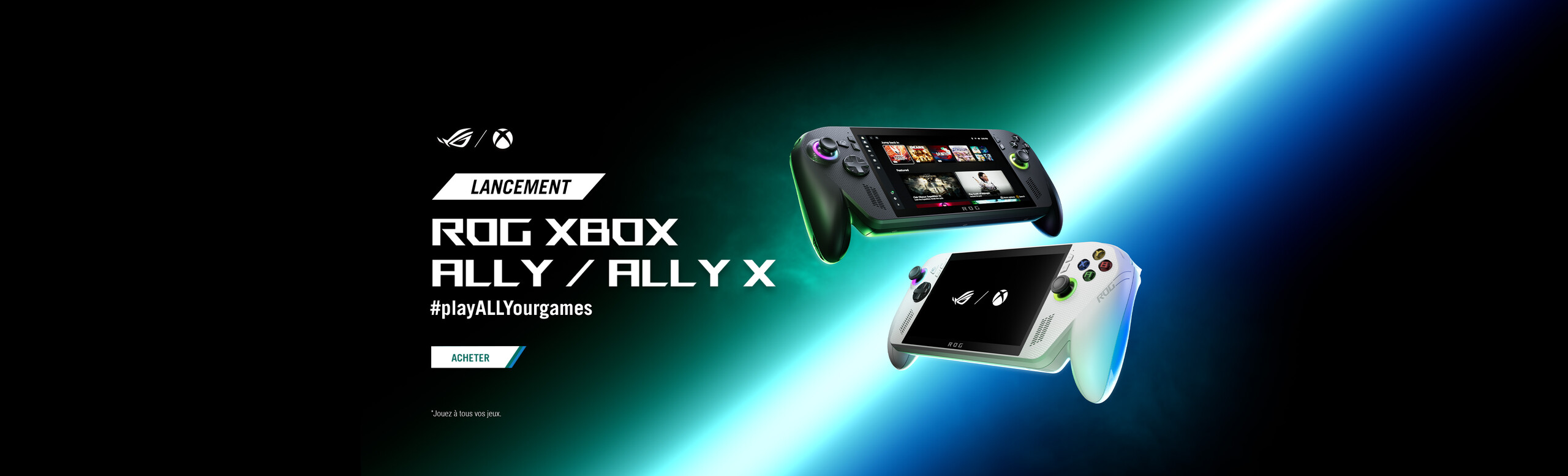 Lancement ROG Xbox Ally