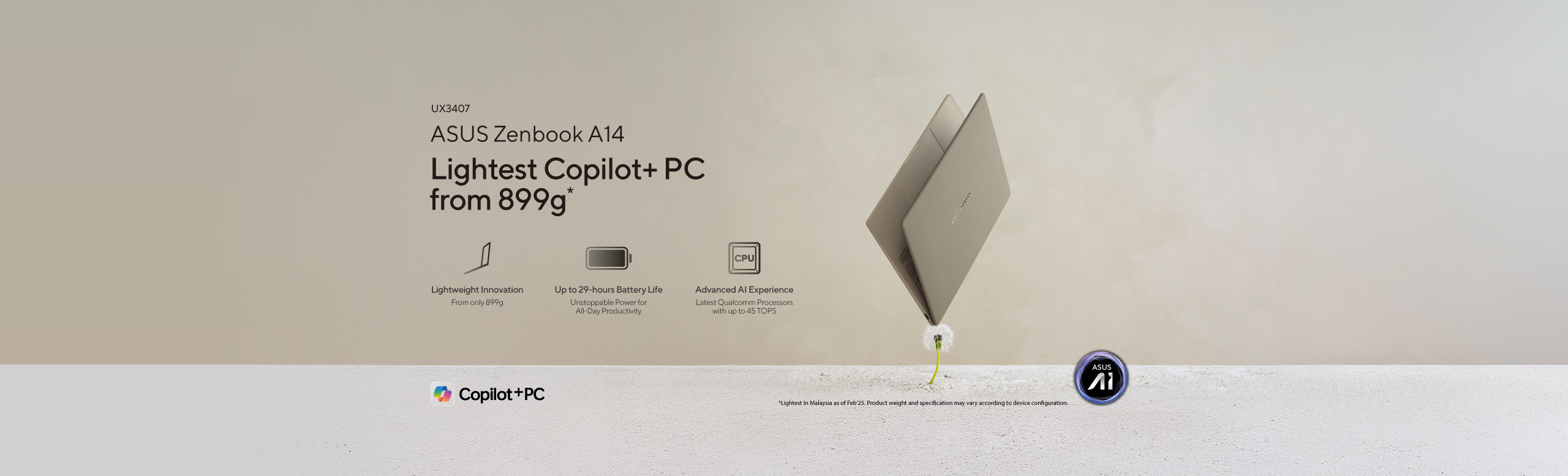 ASUS Zenbook A14 (UX3407)