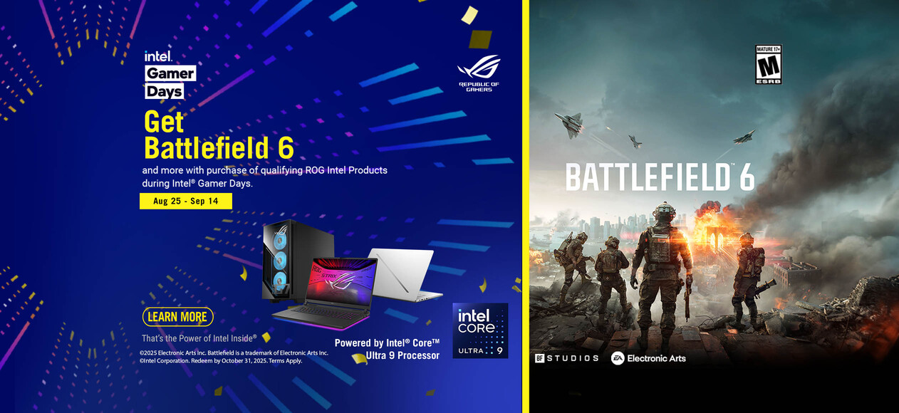 Intel Gamer Days Battlefield 6 Bundle