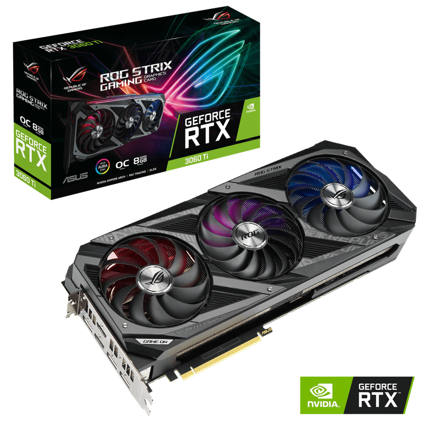 ASUS NVIDIA GeForce RTX 3060 Ti Graphics Card