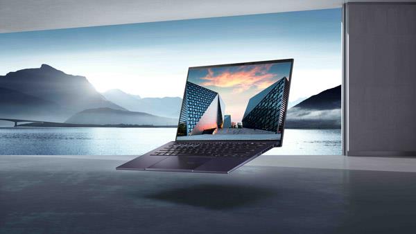 ASUS ExpertBook B9 OLED採用14吋16：10 OLED極窄邊框螢幕，垂直可視空間增加，顯色生動明亮。