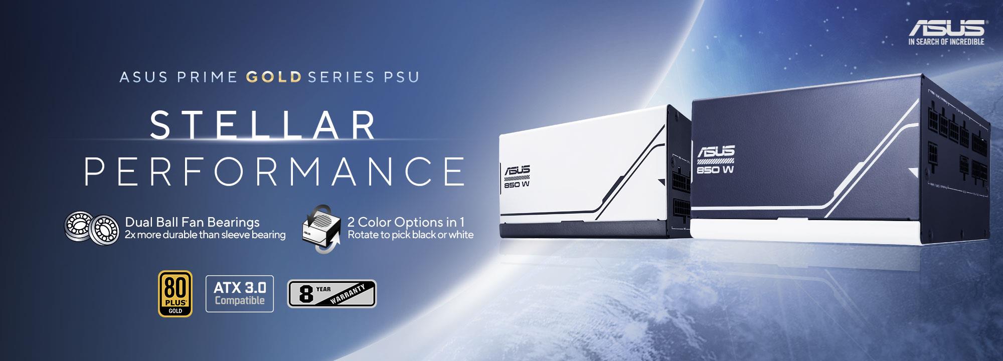 Asus Prime 750W Gold and 850W Gold Power Supplies