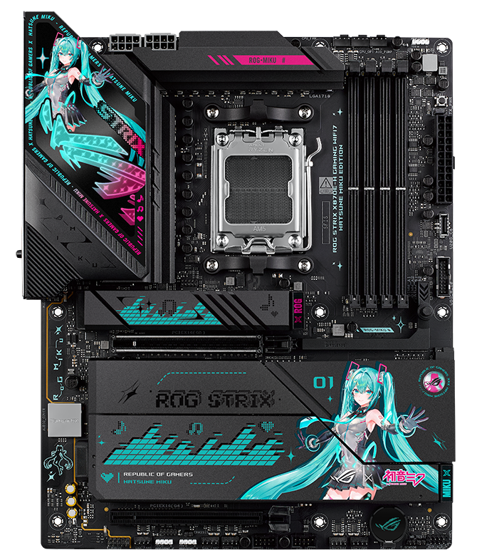 ROG STRIX X870E-H GAMING WIFI7 HATSUNE MIKU EDITION